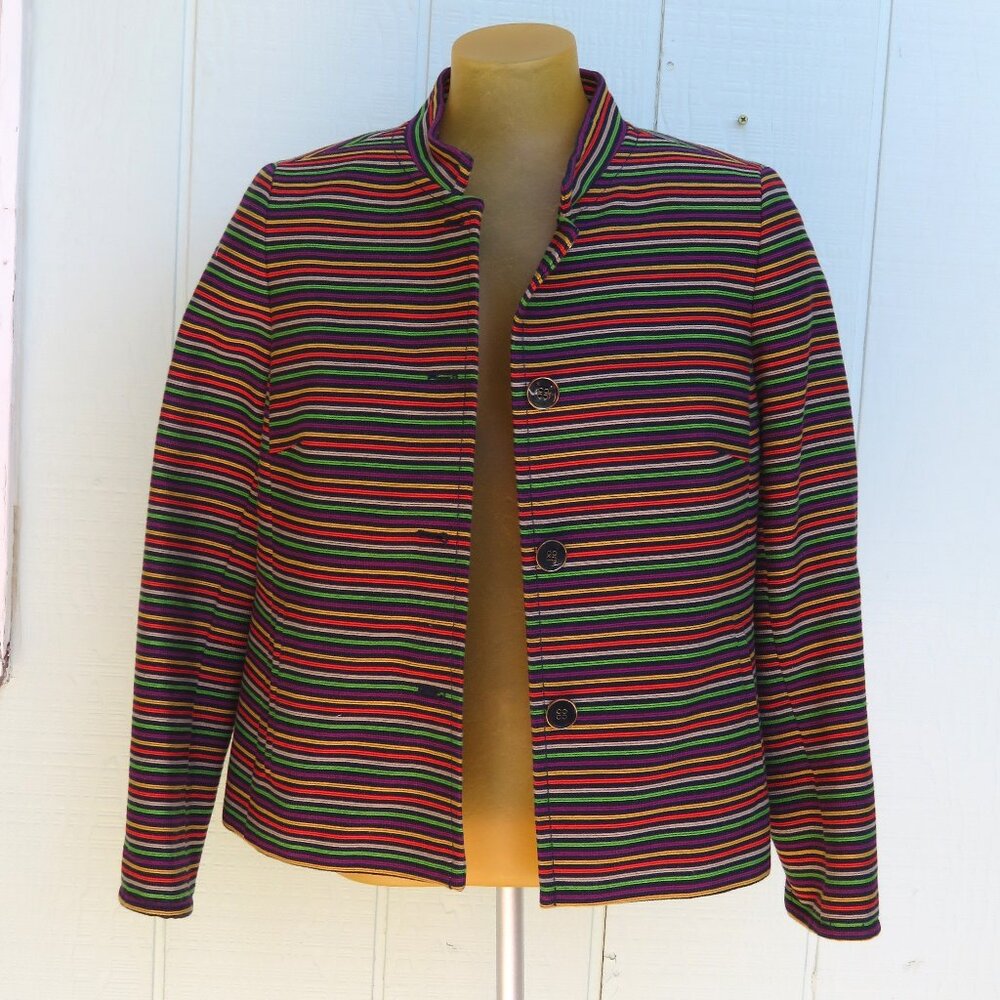 Talbots striped jacket